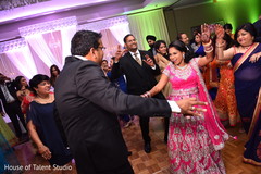 Upbeat indian bride and groom dancing indian wedding reception,indian bride and groom,dj and entertainment