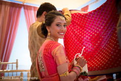 Lovely indian bride during wedding ceremony Lovely indian bride during wedding ceremony