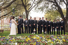 Charming indian bride and groom during wedding ceremony indian groom fashion,indian bride fashion,indian wedding ceremony,indian groomsmen fashion