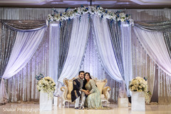 Delightful indian bride and groom indian bride and groom,indian wedding reception,reception station,indian wedding reception floral and decor