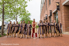 Indian groom with groomsmen capture Indian groom with groomsmen capture