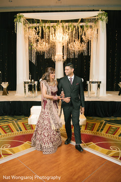 Sweet indian bride and groom capture indian wedding reception,indian bride reception fashion,indian groom fashion