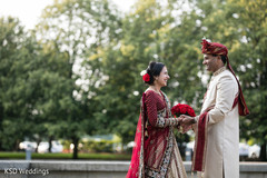 Emotional first look moment first look photography,indian bride fashion,indian bridal bouquet,indian groom