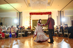 Indian wedding first dance scene indian wedding reception,indian bride and groom,dj and entertainment,first dance