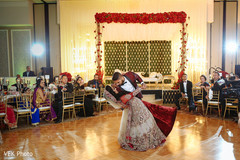 Memorable first dance scene indian wedding reception,indian bride and groom,dj and entertainment,first dance
