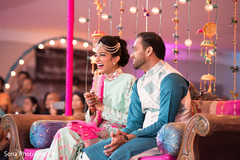 Sweet indian couple enjoying their sangeet night Sweet indian couple enjoying their sangeet night