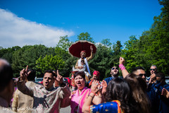 Sikh wedding procession. djs,baraat procession,indian groom