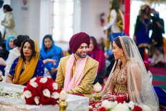 Traditional Sikh bride and groom. sikh bride and groom,sikh wedding ceremony,sikh wedding photography