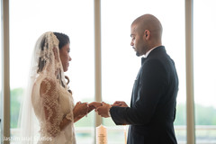 Utterly romantic Indian Christian wedding ceremony. indian bride and groom,christian indian wedding ceremony,ring exchange