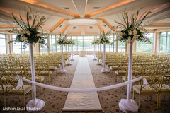 Ethereal aisle decor. indian christian wedding ceremony,floral and decor