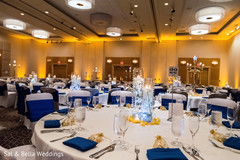 Gorgeous blue and gold indian wedding decor indian wedding decor,indian wedding design,indian wedding planning and design