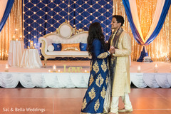 Indian bride and groom during first dance indian bride fashion,indian groom,first dance