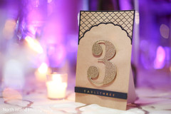 Wedding reception table number. floral and decor,table number,indian wedding reception