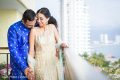 Indian bride and groom romantic moment Indian bride and groom romantic moment
