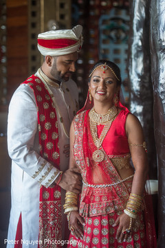 Adorable indian bride and groom capture indian groom fashion,indian bride lengha,bridal jewelry