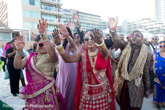 Cheerful indian wedding baraat procession indian wedding baraat,baraat,indian bride fashion
