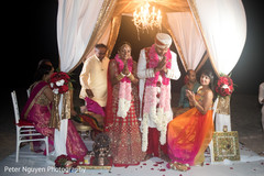 Adorable indian couple at their wedding ceremony indian wedding ceremony,indian wedding ceremony photography,indian bride and groom