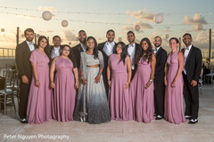 Marvelous indian bride and groom with bridesmaids and groomsmen capture indian bride and groom,indian bridesmaids’ fashion,indian groomsmen fashion