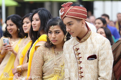 Indian bridal party. indian wedding ceremony,indian bridesmaids