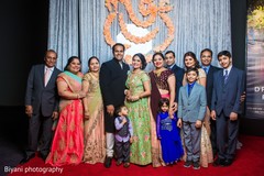 Indian bride and groom family portrait pre- wedding celebrations,indian bride fashion,indian groom fashion