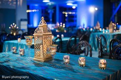 Romantic candle table decor indian wedding reception,indian wedding planning and design,indian wedding reception decor