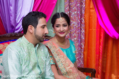 Sweet indian couple indian couple,mint sherwani,bridal lengha