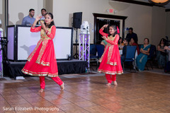 Lovely girls dancing during indian wedding indian wedding,sari,red sari,performance