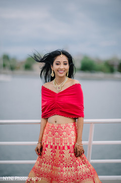 Gorgeous indian bride in her sangeet outfit indian bride fashion,indian bride makeup,sangeet fashion