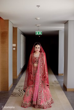 Delightful Bridal lehenga. Delightful Bridal lehenga.