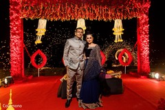 Red themed pre-wedding celebration decor. pre-wedding celebrations,pre-wedding fashion,floral and decor