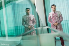 Elegant Indian groom style. sherwani,indian groom fashion,ceremony fashion,getting ready