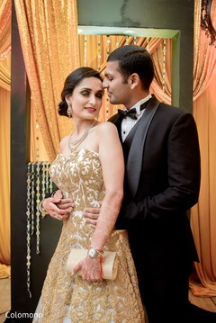 Lovely Indian couple reception photo shoot. reception fashion,indian wedding reception,indian bride and groom