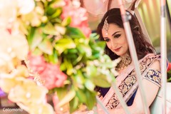 Gorgeous Maharani. pre-wedding celebrations,sangeet,rickshaw,indian bride