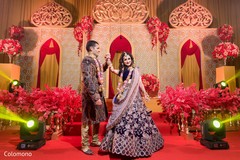 Marvelous Indian bride and groom sangeet outfits. pre-wedding celebrations,sangeet,bride and groom,pre-wedding fashion