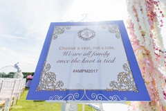 Sweet Indian wedding ceremony sign. destination wedding,indian wedding ceremony venue,floral and decor