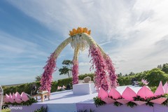 Magical mandap. destination wedding,indian wedding ceremony venue,floral and decor