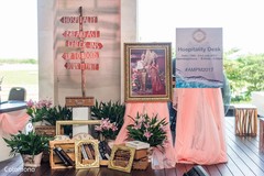 Original Indian wedding hospitality desk. indian wedding,floral and decor,planning and design