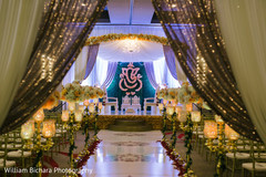 Refined Indian wedding ceremony decor. indian wedding ceremony,floral and decor,mandap