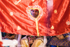 Traditional Indian wedding first look. indian groom,indian wedding ceremony,first look