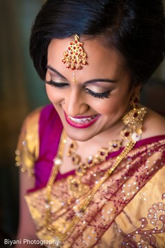 South Indian bride portrait. South Indian bride portrait.