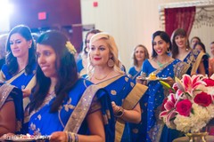 Indian bridesmaids magical entrance. Indian bridesmaids magical entrance.