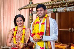 Sweet Indian couple at their wedding ceremony. indian wedding ceremony,indian bride and groom,indian wedding photography
