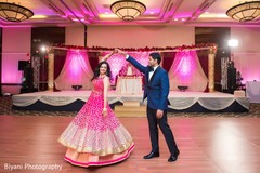 Indian glowing lovebirds. indian wedding reception,indian bride and groom,reception fashion