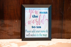 Creative Indian wedding guest book. indian wedding reception,floral and decor,guest book
