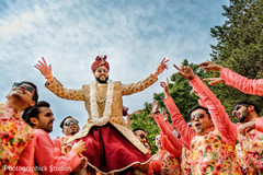 Traditional Indian groom wedding procession. Traditional Indian groom wedding procession.