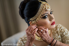 Stunning Indian bride style. indian bride,getting ready,hair and makeup,indian bridal jewelry