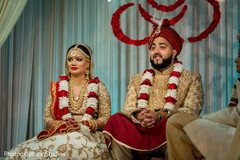 Fairy tale Indian bride and groom. indian wedding ceremony,indian bride and groom