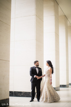 Enchanting indian wedding reception photo shoot indian groom fashion,suit,indian bride reception fashion