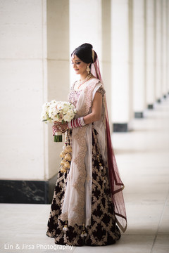 See this romantic indian bride indian bride fashion,bridal bouquet,bridal lengha