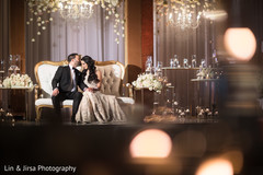 Stunning indian lovebirds stage indian wedding reception,indian wedding stage,indian wedding floral and decor